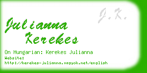 julianna kerekes business card